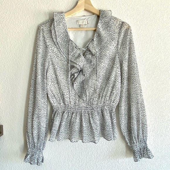 Ted Baker Alyanna Ruffle cinch blouse - Picture 4 of 10